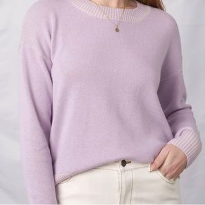 United by blue plaited sweater